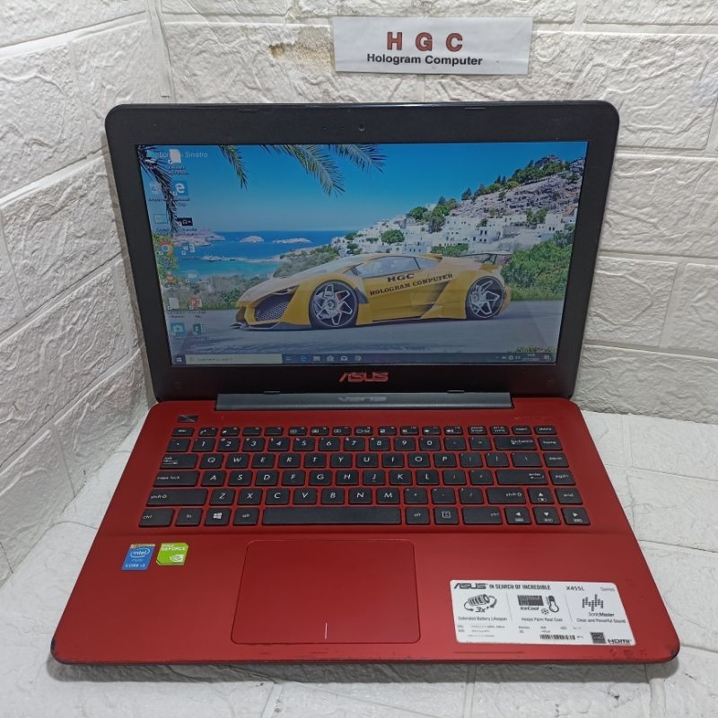 Asus Gaming Core i5 Gen 4 Ram 8 Vga Nvidia Ram 12 Gb  SSD 256 GB Sepesial Gaming Dan Desain