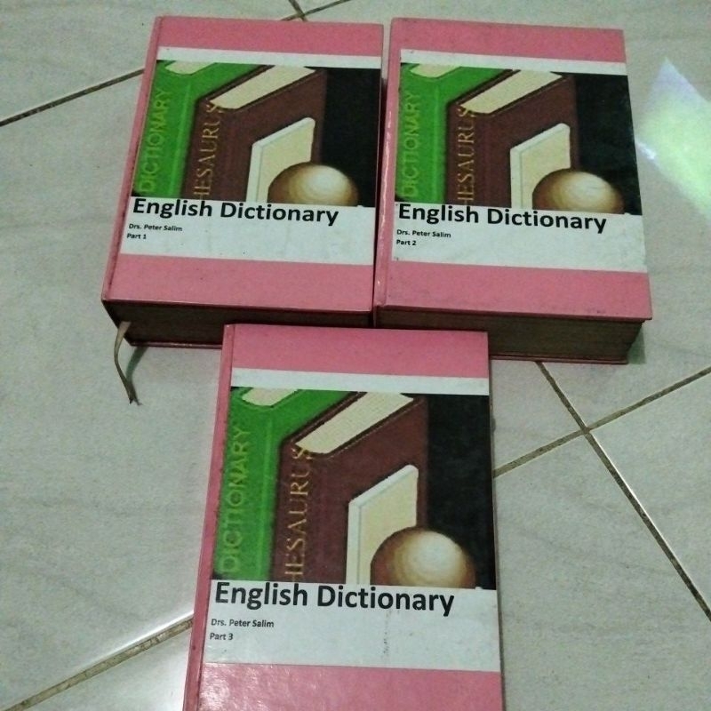 drs.peter Salim English dictionary part 1,2 dan 3