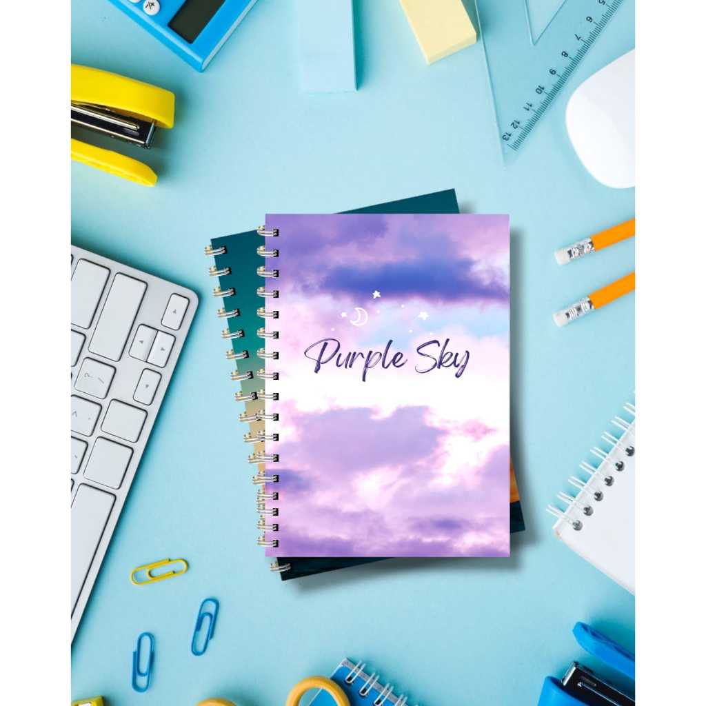 

Notebook A6 Aesthetic Buku Mini Catatan Agenda Ring Sepiral
