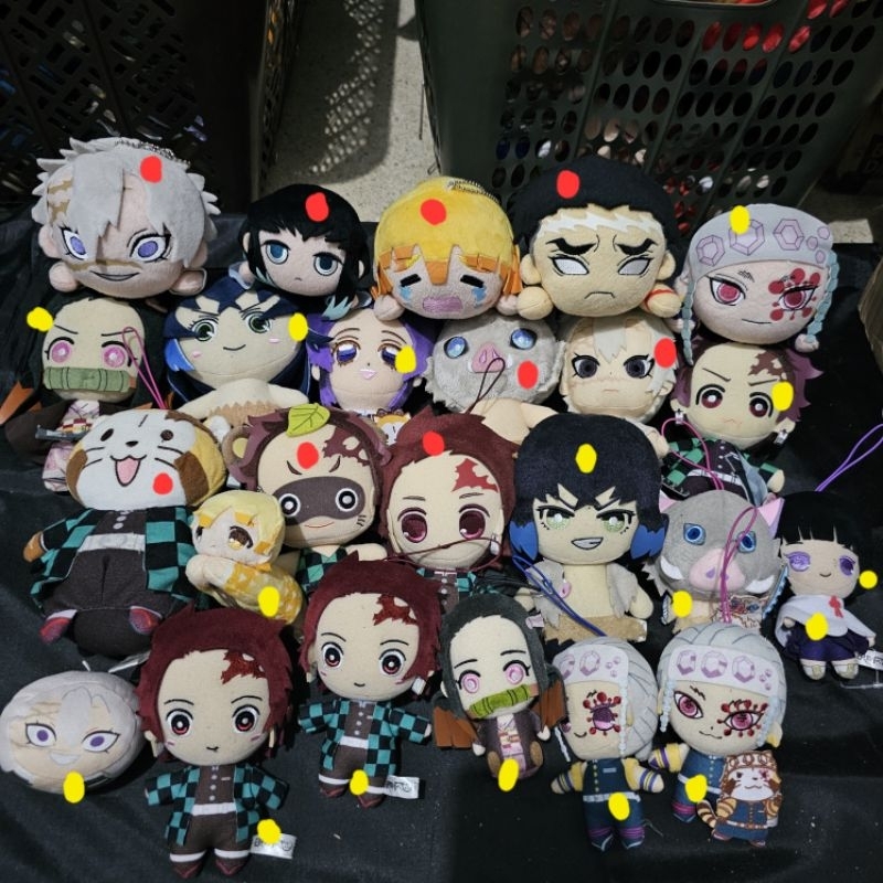 original plush sega banpresto kimetsu no yaiba zenitsu sanemi inosuke tokito kanroji dkk