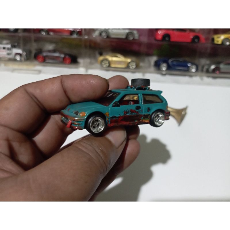 HOTWHEELS HOT WHEELS honda civic ef custome hotwheels honda civic ef