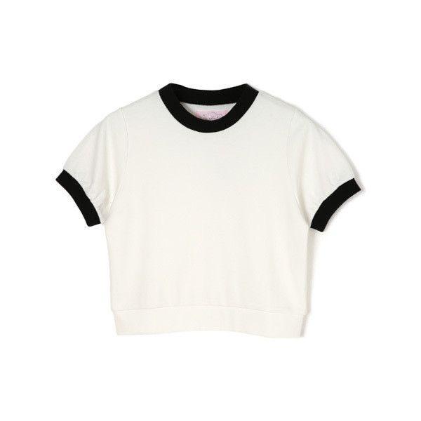 CROP / KAOS POLOS RINGER TEE CEWEK / SOFT SPANDEX / T-SHIRT CROP