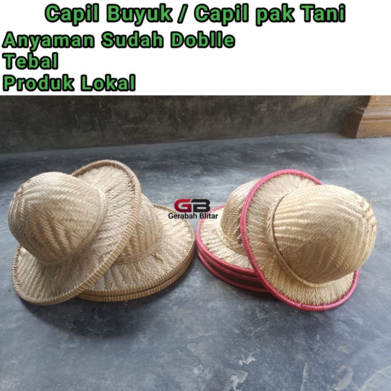 Capil Buyuk / Capil Pak tani / Capil Murah / Topi Pak tani / Topi Luffy one piece