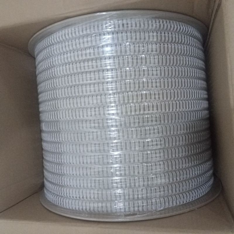 

RING SPIRAL KAWAT ROLL, RING JILID, PICTH 3:1 UKURAN 9/16 BINDING WIRE