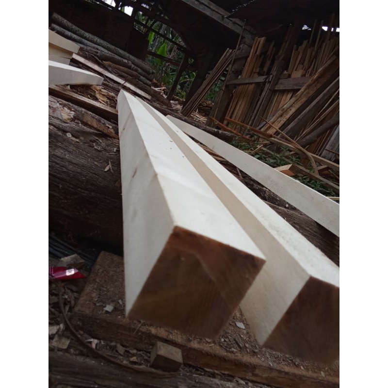 4X4 BALOK KASO KAYU 4X4CM 100CM KAYU SUDAH DI SERUT HALUS