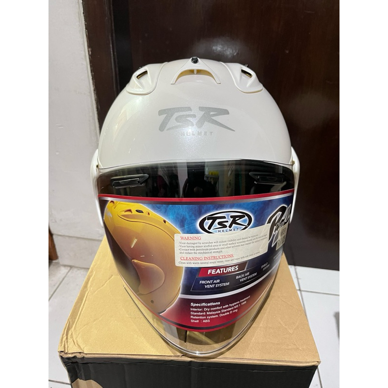 Helm Tsr Ram 4 Vz Ram Copy Arai New || Tsr Helmet White