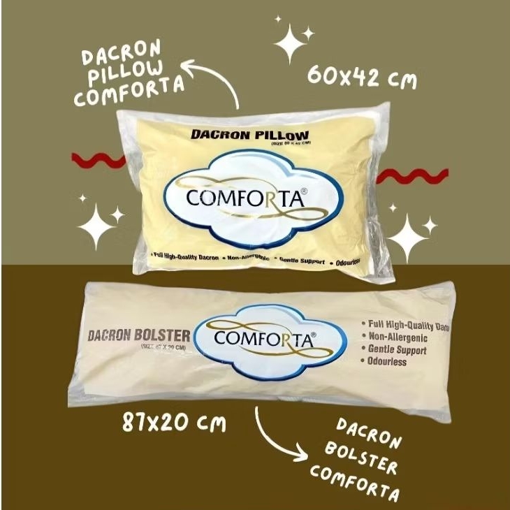 Bantal Guling Comforta Dacron