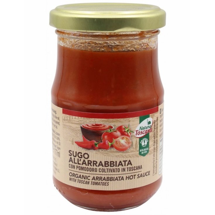 

Natura Toscana Organic Arrabbiata Sauce 180g – Saus Tomat Pedas Vegan & Organik