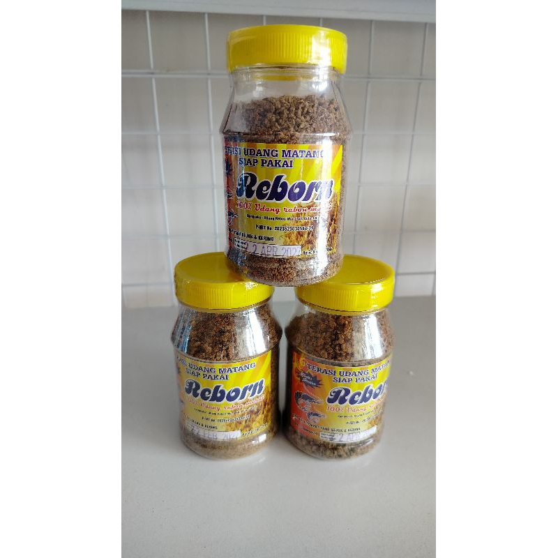 

Terasi Udang Matang Siap Pakai Reborn 100% Udang Reborn Murni
