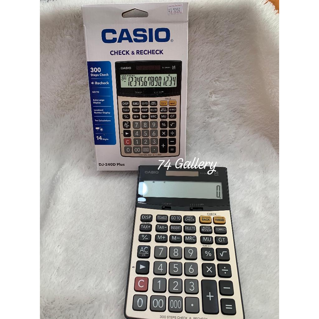 

CASIO KALKULATOR 14 DIGITS DJ-240D PLUS