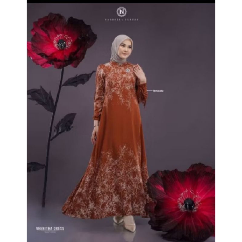 PROMO NADHEERA LUXURY / Veenitha Dress / TEBUS MURAH GAMIS