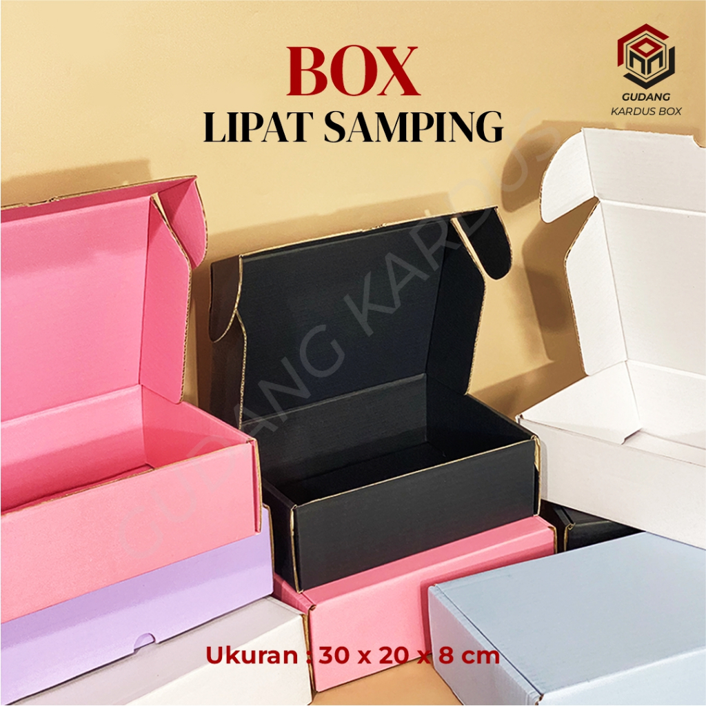 

BOX DC LS 30 X 20 X 8 CM BOX PACKING/ KOTAK KADO/ BOX JAKET/ BOX SELIMUT/BOX DRESS/BOX HOODIE