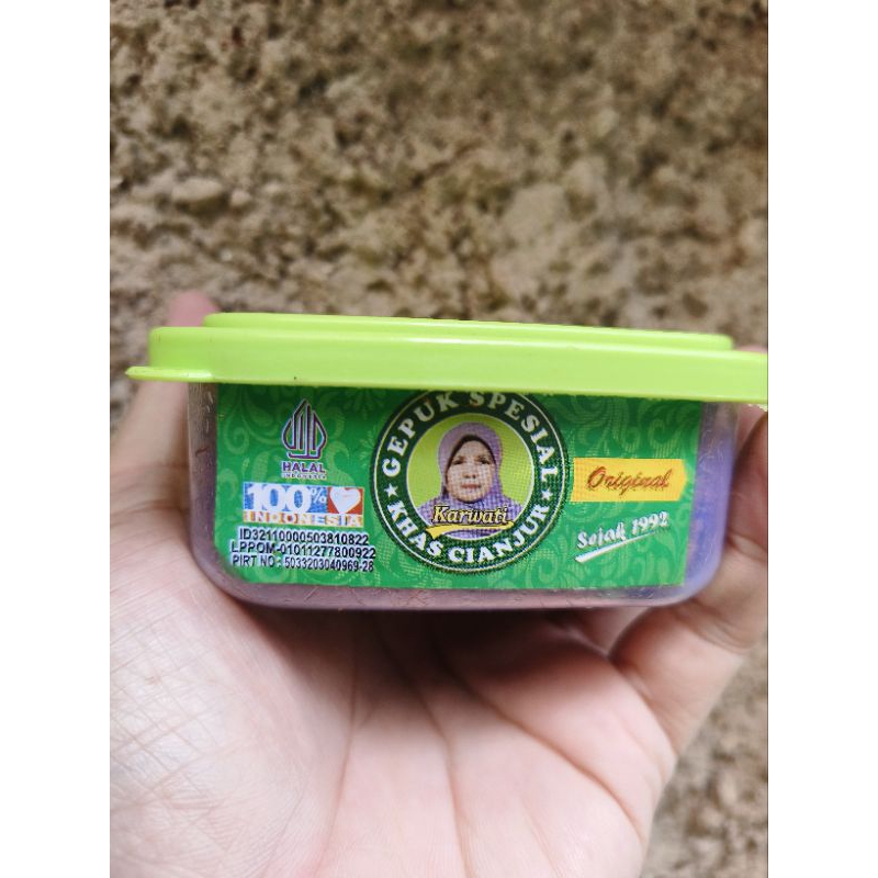 

Gepuk Spesial Karwati Original Kemasan toples 165 Gram
