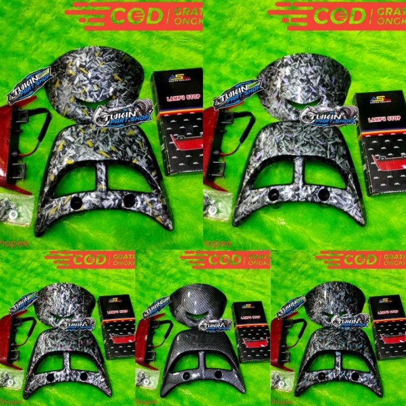 (FIZ R SET) BEGEL FIZ R VISOR FIZ R SET LAMPU FIZ R CARBON WTP
CARBON FORGED