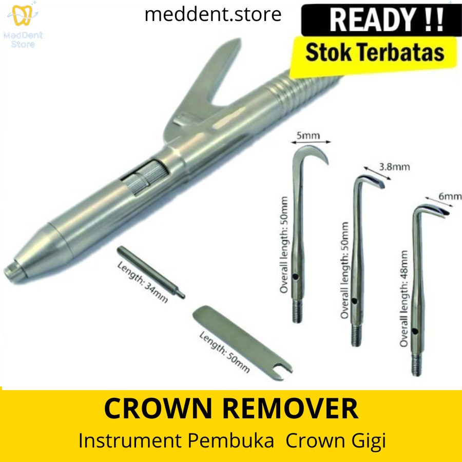 Crown Remover / Dental Kit Instrument Pembuka Crown Gigi