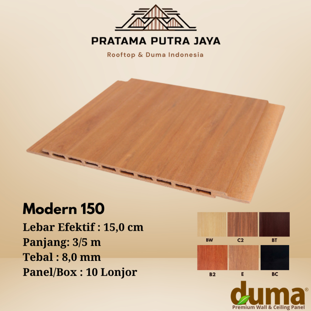 DUMA PANEL Modern 150 (Pelapis Dinding & Plafon)
