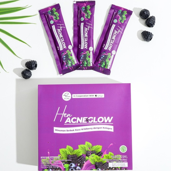 DR HEN ACNE & GLOW MINUMAN COLLAGEN DRINK DNA SALMON BY DR RICHARD LEE