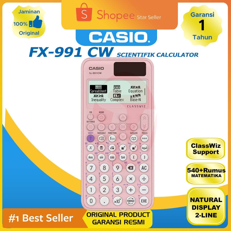 

KALKULATOR CASIO FX 991 CW SCIENTIFIC