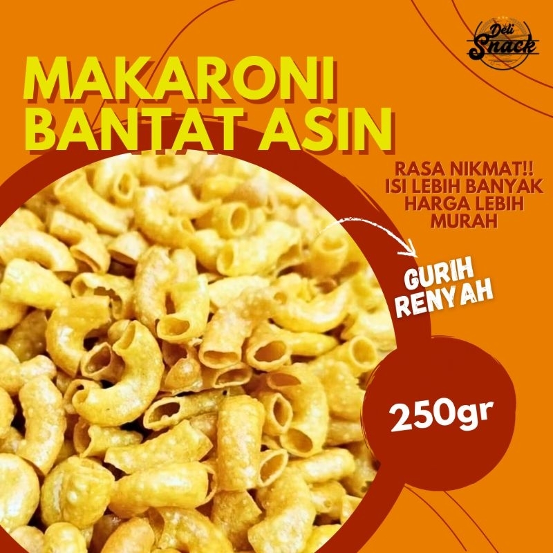 

[250gr] MAKARONI BANTAT ORIGINAL SNACK GROSIR | Delisnack