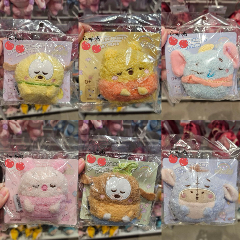 MINISO x Disney‼️Stress Relief Plush Refrigerator Magnet / Magnet Kulkas Boneka Disney Ufufy Series 
