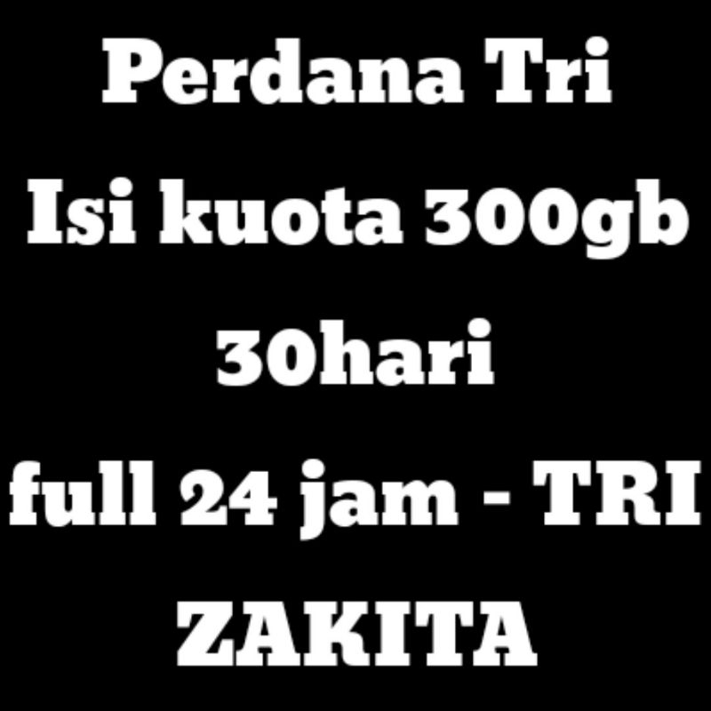 Perdana Tri isi kuota 300gb