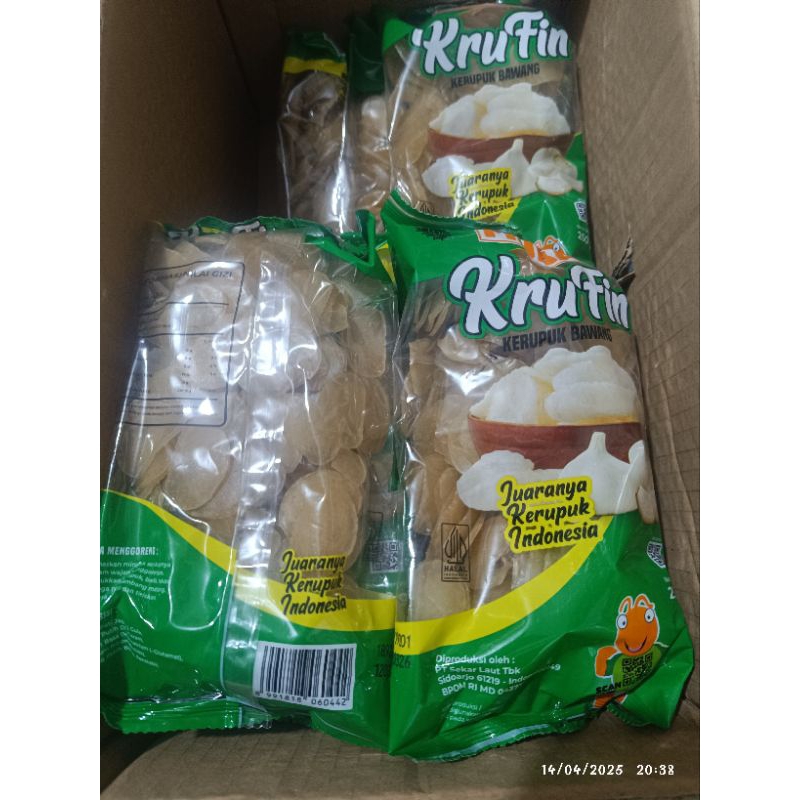 

Kerupuk Bawang Kru Fin 250gr