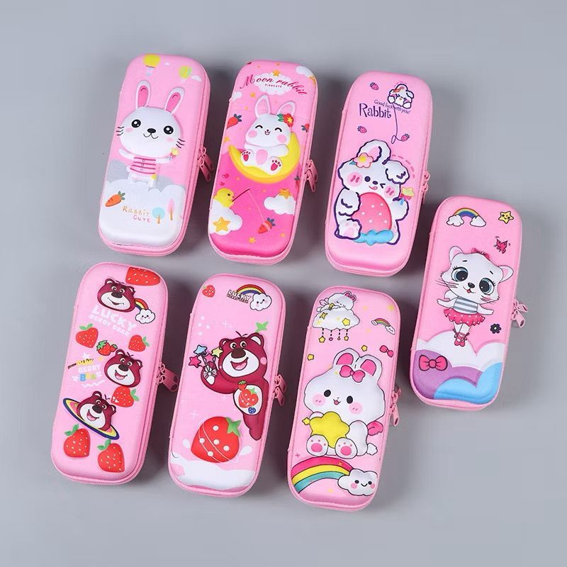 

kotak pensil 3d ￼Tempat Pensil Anak Perempuan Laki-laki Kotak Pensil 3D Karakter Timbul Tempat Alas Tulis Import