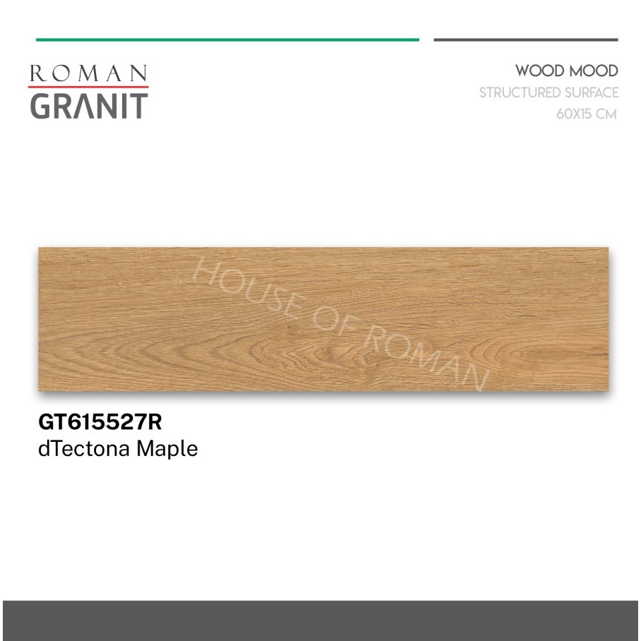 Roman granit dTectona 60x15 / Lantai Kayu Bagus Roman Granit