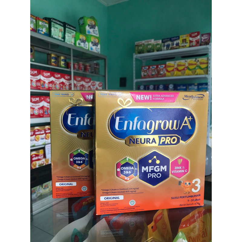 

Enfagrow A+ Tahap 3 Original 400gr (1-3tahu) Susu enfagrow