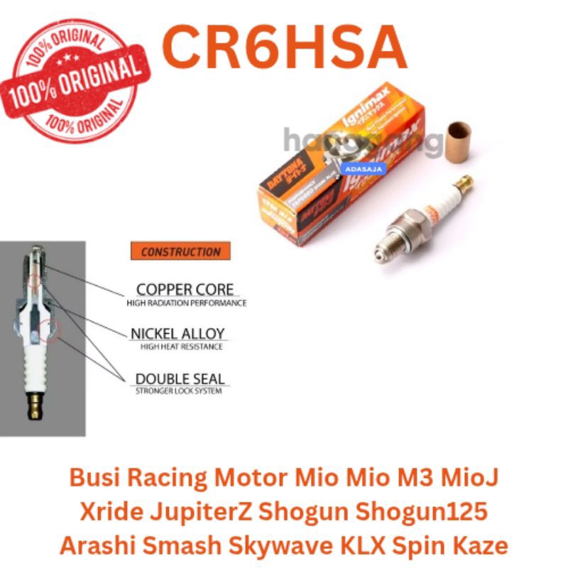 Busi Racing Motor Mio Mio M3 MioJ Xride JupiterZ Shogun Shogun125 Arashi Smash Skywave KLX Spin Kaze