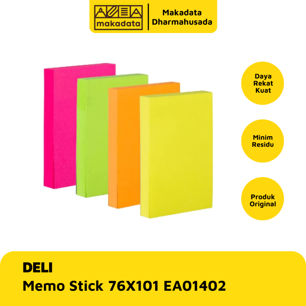 

DELI STICKY NOTE | MEMO STICK 76X101 EA01402 (1 PCS)