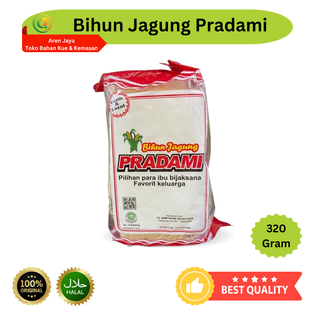 

Bihun Jagung Padamu Bihun Pradami Merah Mihun Isi 4 Keping 320 Gram Original