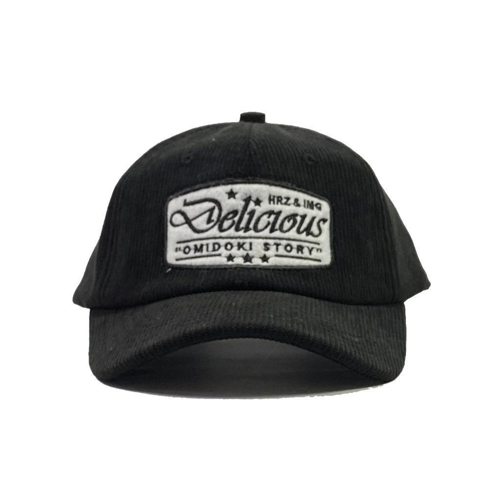 Topi Corduroy Omidoki Hitam CARLY