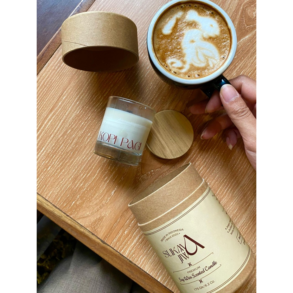 Scented Candle KOPI PAGI - Sukma Jiwa