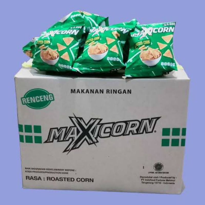 

SNACK MAXICORN JAGUNG BAKAR 1 RENCENG ISI 10 BKS