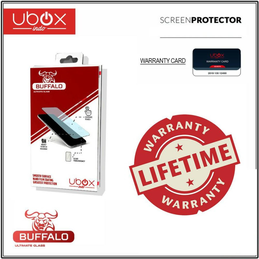 Tempered glass buffalo ubox for iphone 16/16pro/16promax - IPH 16