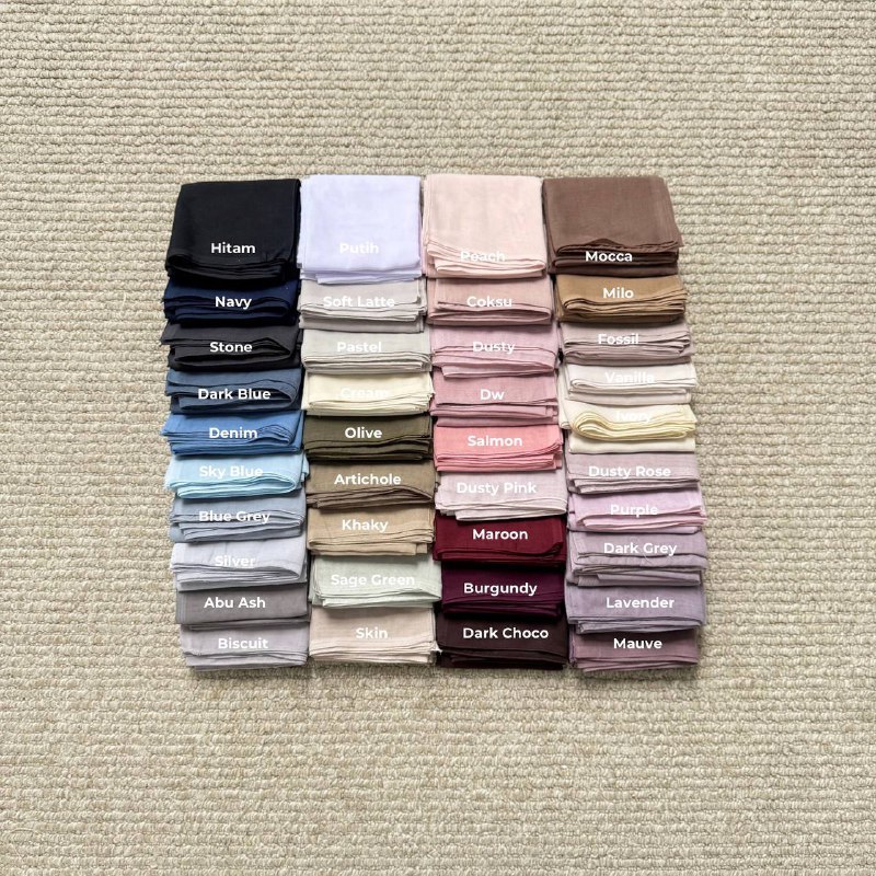 PARIS JADUL - SKIN, SAGE GREEN, KHAKY, ARTICHOLE, OLIVE, CREAM, PASTEL, SOFT LATTE, PUTIH