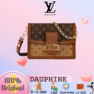 【100% original】LV Louis Vuitton MINI DAUPHINE Daphne Color Block Single Shoulder Crossbody Women's B