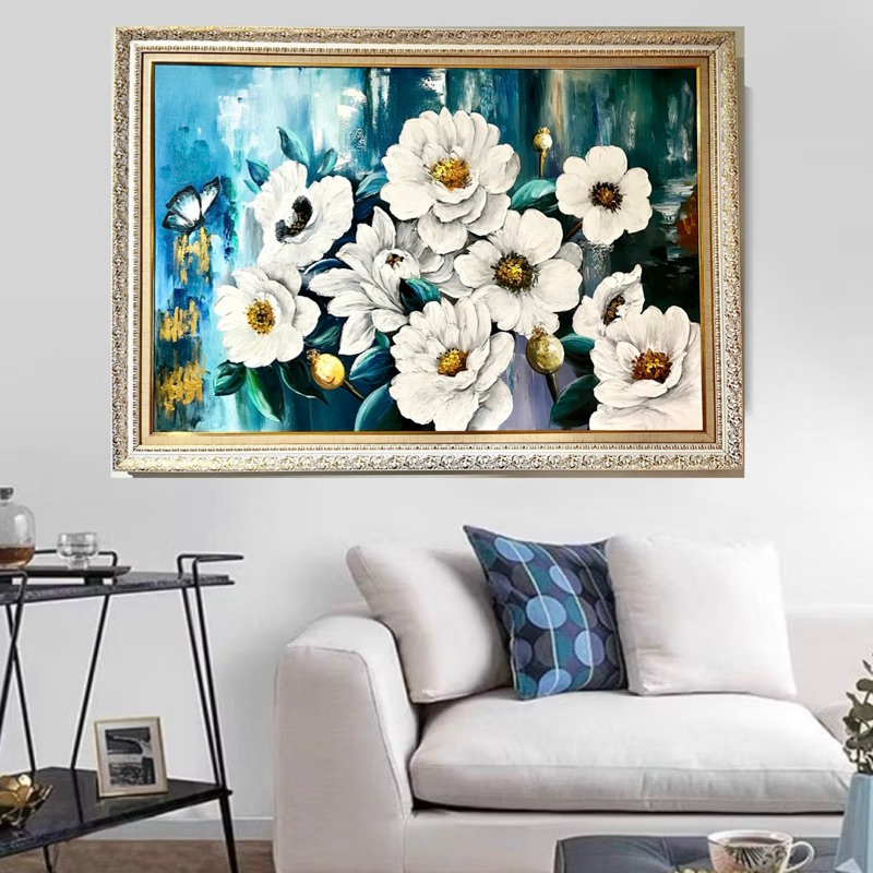 Lukisan Dinding Aesthetic | Lukisan Kanvas dinding | Lukisan Bunga