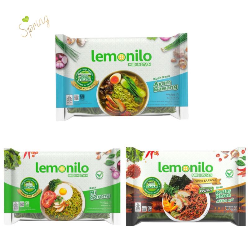 

food Lemonilo Mi instan Ayam Bawang | Goreng | Korean pedas