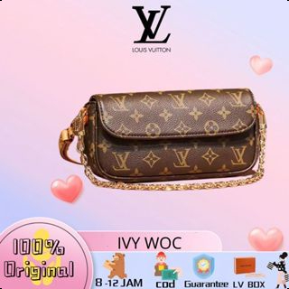 【100% original】LV Louis Vuitton IVY WOC Ransel Wanita Tas Pinggang Tote Bag Top Handle Bag Tas Selem