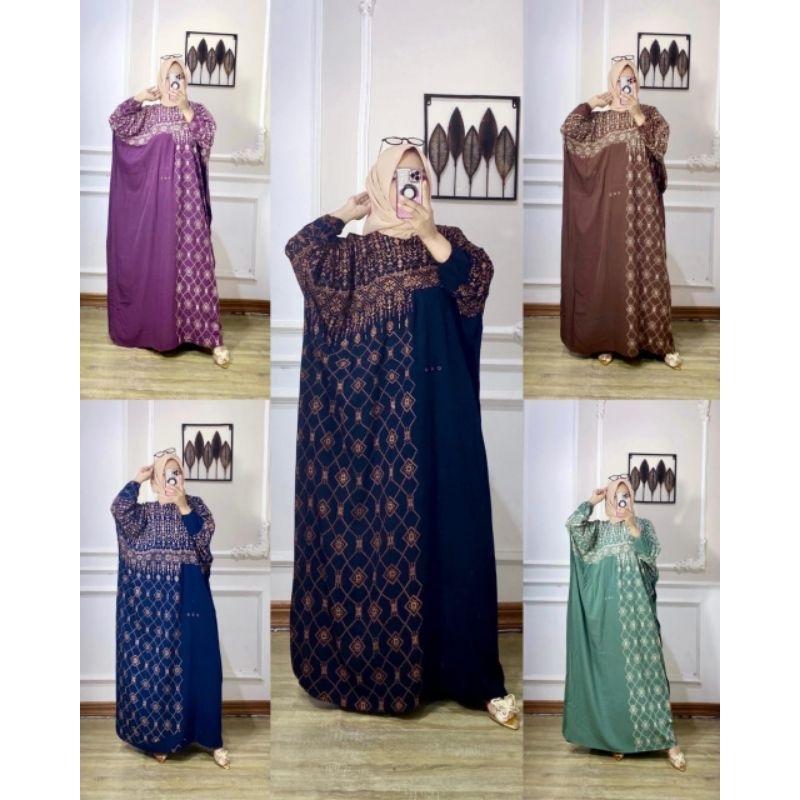 Kaftan Daster jumbo Ld 140 cm Kaftan kirania