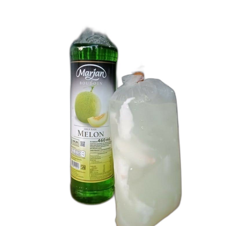 

Es Kelapa Muda Rasa Melon Kupas Kemasan [ 600 gr ]
