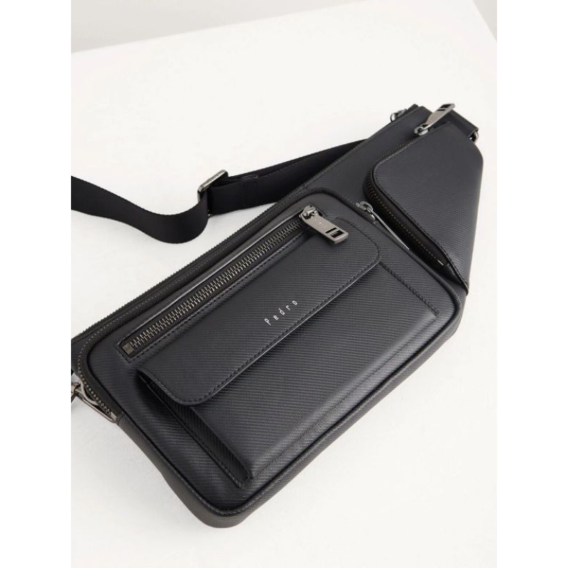 0092 Tas Sling Pouch Pria PEDRO 100% Original