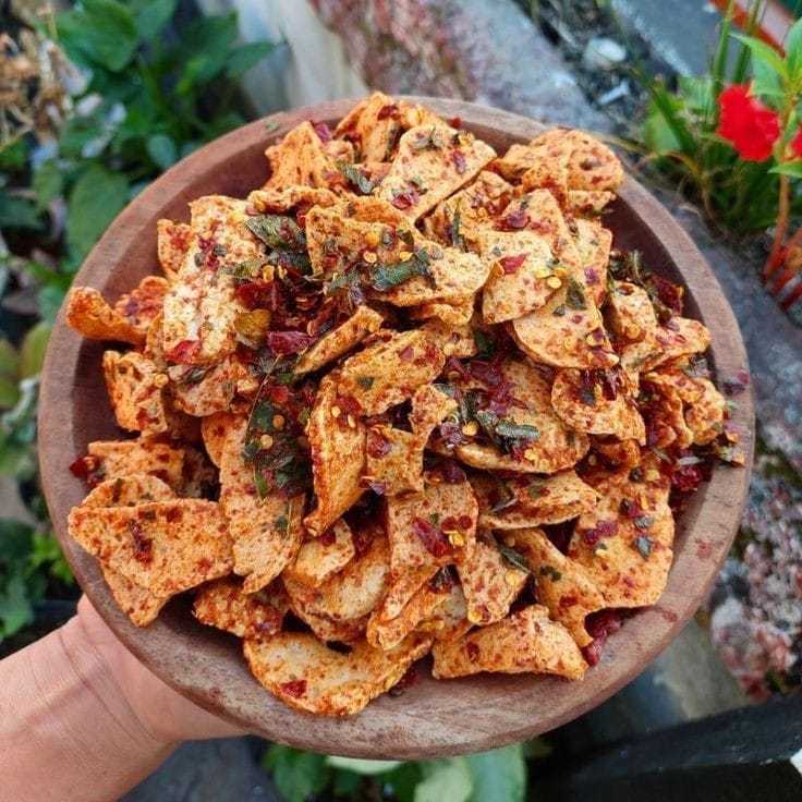 

100 GRAM BASRENG PIPIH PEDAS DAUN JERUK | BASRENG KOIN PEDES MANIS | BASRENG BULAT ORI DAUN JERUK | KRIPIK BASRENG | KRIPIK BASO GORENG PEDAS DAUN JERUK