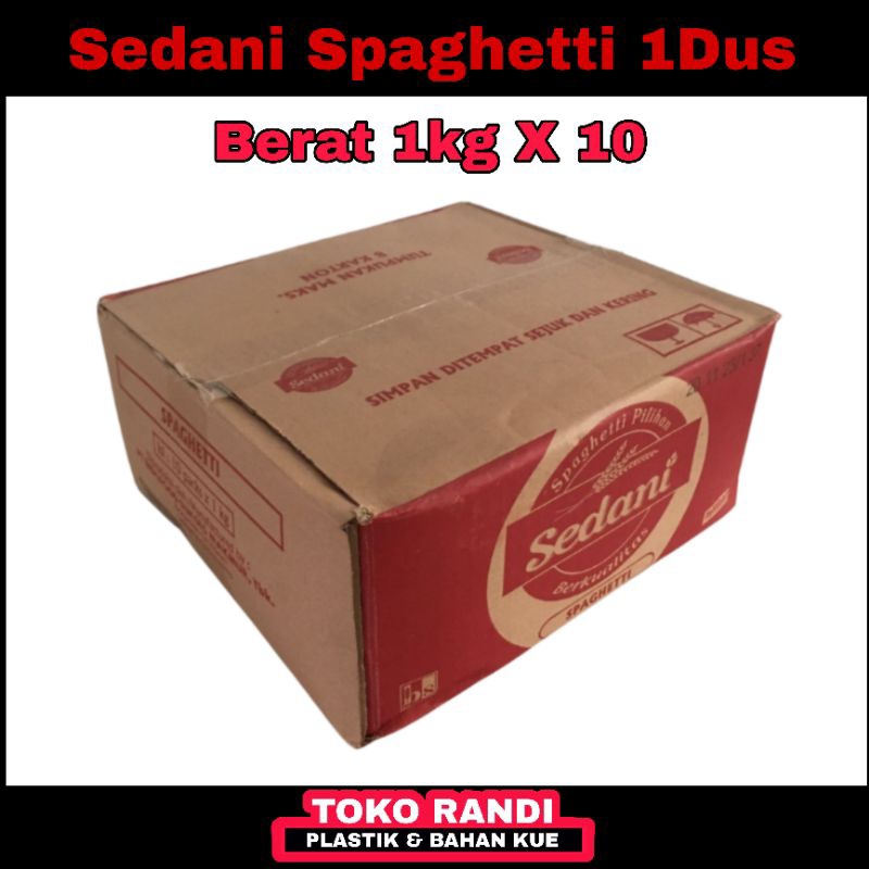 

Sedani Pasta Spaghetti 1Dus 1kg x 10 pcs