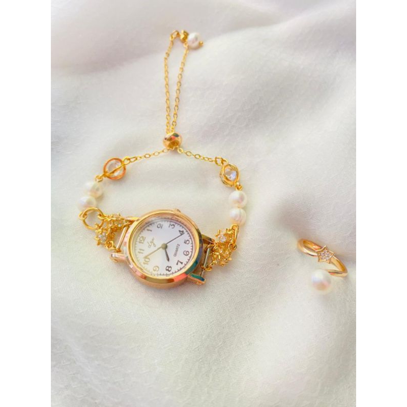 Mutiara asli | jam gelang mutiara | mutiara air tawar