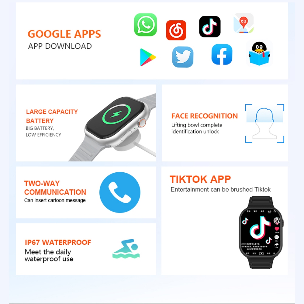 New Bisa hotspot / Bisa video CallOPPO 4G Sim Card Smartwatch B29 ROM/RAM:4+64GB Bisa Nonton Youtube