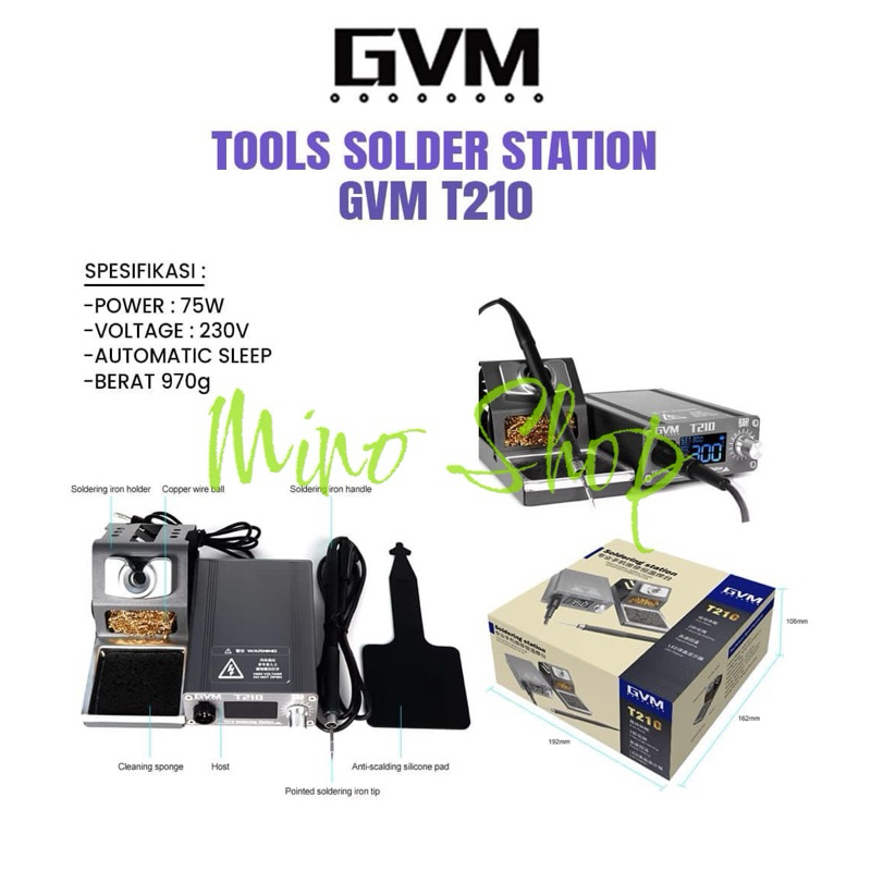 MESIN SOLDER STATION GVM T210