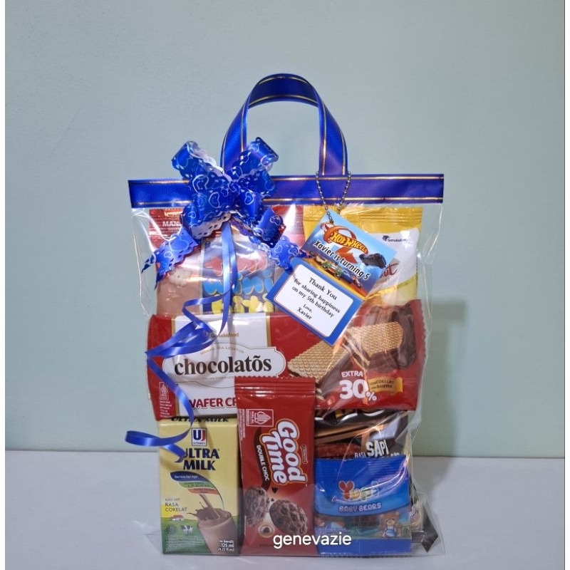 

Paket snack ulang tahun anak free kartu ucapan/Bingkisan ulang tahun anak/Goodie ultah